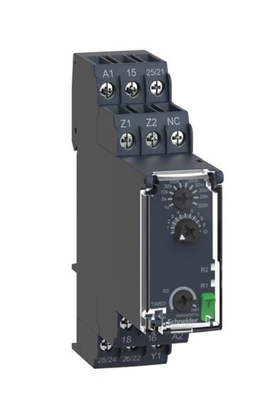 Schneider RE22R2AMR 24-240V AC/DC 2K/A 0.05S-300Sa Açma Gecikmeli Zaman Rölesi - Thumbnail