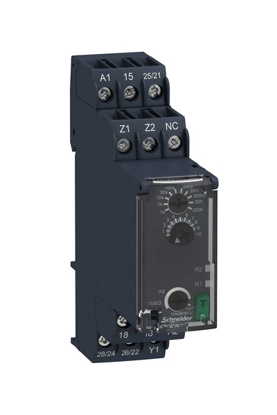 Schneider RE22R2DMR 24-240V AC/DC 0,05s-300Sa Simetrik Yanıp Sönen Zamanlama Rölesi