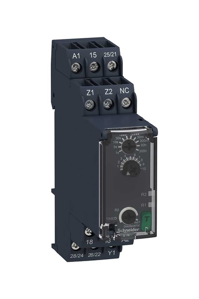 Schneider Electric - Schneider RE22R2HMR 24-240V AC/DC 0.05S-300Sa 2K/A Zaman Rölesi Schneider Electric - Schneider RE22R2HMR 24-240V AC/DC 0.05S-300Sa 2K/A Zaman Rölesi