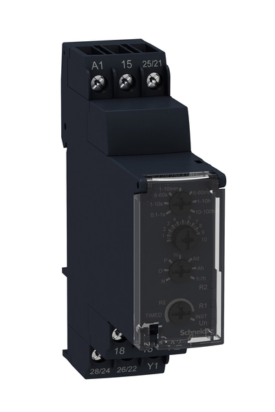 Schneider Electric - Schneider RE22R2MJU 12V AC/DC 2K/A Çok Fonksiyonlu Zaman Rölesi