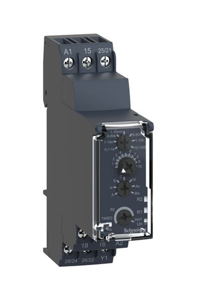 Schneider Electric - Schneider RE22R2MMU 24V DC /24-240V AC 2K/A Çok Fonksiyonlu Zaman Rölesi Schneider Electric - Schneider RE22R2MMU 24V DC /24-240V AC 2K/A Çok Fonksiyonlu Zaman Rölesi