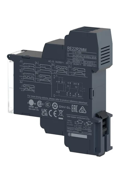 Schneider RE22R2MMU 24V DC /24-240V AC 2K/A Çok Fonksiyonlu Zaman Rölesi - Thumbnail