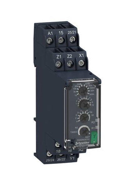 Schneider RE22R2MYMR 24-240V AC/DC 2K/A 0.05S-300Sa Çok Fonksiyonlu Zaman Rölesi - Thumbnail