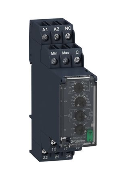 Schneider Electric - Schneider RM22LA32MR RM22L 24-240V AC/DC 2K/A Sıvı Seviye Kontrol Rölesi