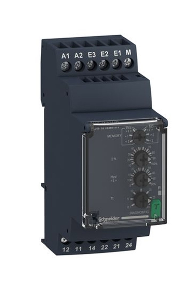 Schneider Electric - Schneider RM35JA32MR Harmony 24-240V AC/DC 5A 2K/A 0.15-15A 1 Fazlı Akım Kontrol Rölesi