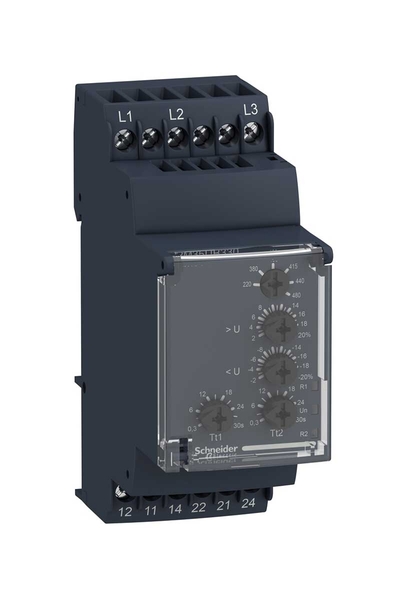 Schneider RM35UB330 Rm35-U 194-528V AC Gerilim Kontrol Rölesi