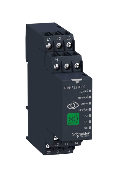 Schneider Electric - Schneider RMNF22TB30 208-480VAC 8A 2CO 3 Fazlı Kontrol Rölesi
