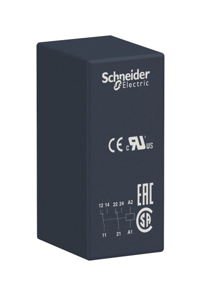 Schneider Electric - Schneider RSB-2A080B7 2K 24VAC 8A 8 Bacaklı Röle