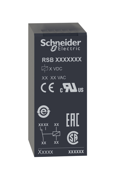 Schneider RSB1A160M7 Zelio Rsb 220V AC 1 K/A 16A Arayüz Takılabilir Röle - Thumbnail