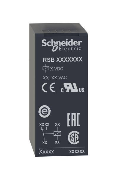 Schneider Electric - Schneider RSB2A080U7 Zelio RSB 2K/A 240VAC 8A Arayüz Takılabilir Röle