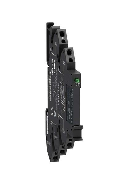 Schneider Electric - Schneider RSL1PRJU Zelio RSL 1K/A 12VDC 6A Ledli Arayüz Takılabilir Röle