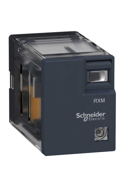 Schneider Electric - Schneider RXM2LB2JD ZELİO RXM2L 2K/A 12VDC 5A Ledli Minyatür Soketli Röle