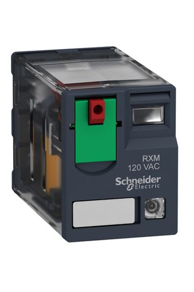 Schneider Electric - Schneider RXM4AB2F7 Zelio RXM 4K/A 120VAC 6A Ledli Minyatür Takılabilir Röle