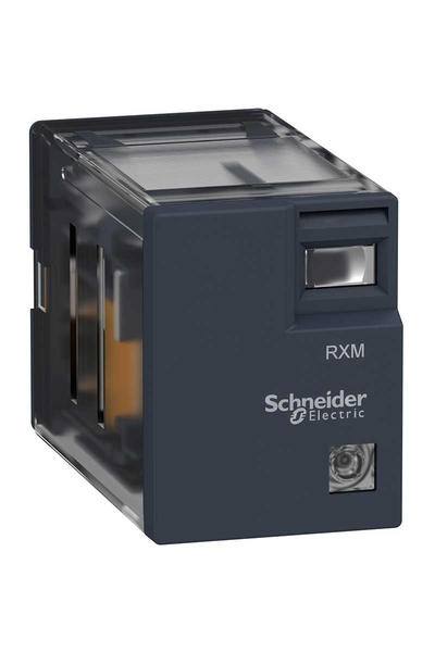 Schneider Electric - Schneider RXM4LB2F7 ZELİO RXM2L 4K/A 120VAC 3A Ledli Minyatür Soketli Röle