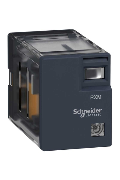 Schneider Electric - Schneider RXM4LB2FD ZELİO RXM4L 4K/A 110VDC 3A Ledli Minyatür Soketli Röle