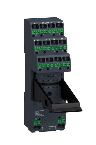 Schneider RXZE14P Harmony Rxm Röleler için 12A 2C/O 6A 4C/O Kelepçeli Geçmeli Soket