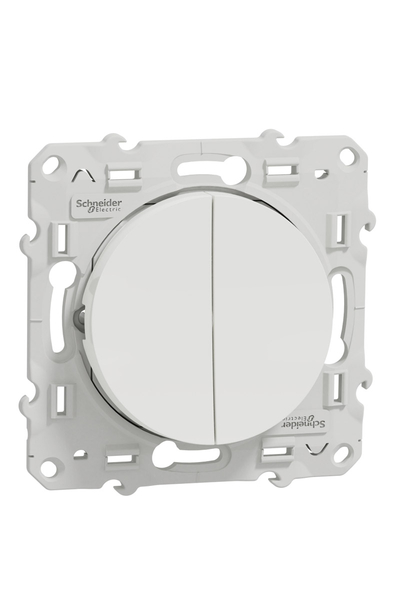 Schneider Electric - Schneider S520273 Odace 10AX Beyaz Işıklı Komütatör Vavien Schneider Electric - Schneider S520273 Odace 10AX Beyaz Işıklı Komütatör Vavien