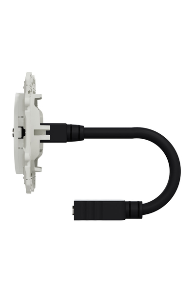 Schneider S520462 Odace Beyaz Dişi-Dişi Hdmı Konnektörlü Priz - Thumbnail