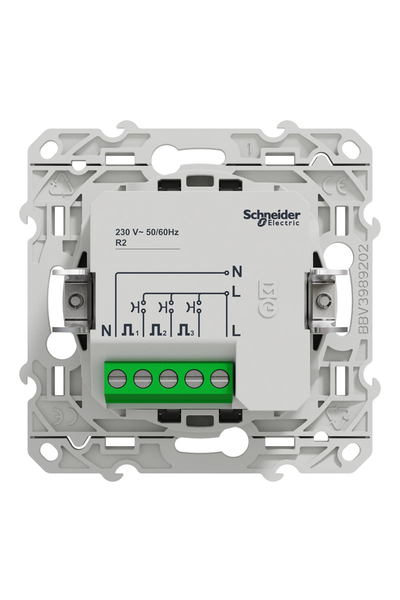 Schneider S520580 Odace Beyaz Elektronik Kapı Zili - Thumbnail