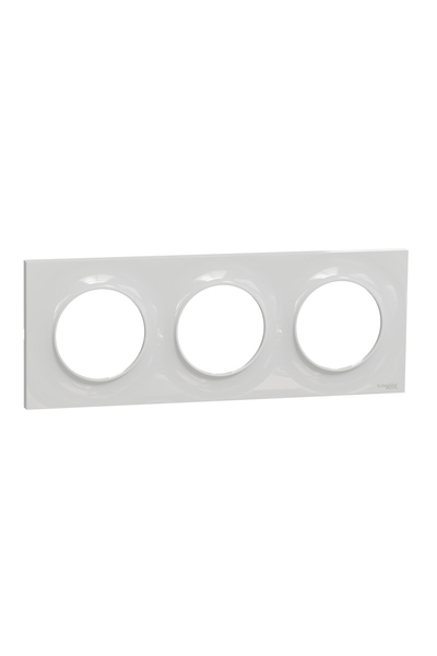 Schneider S520706A1 Odace Styl Gri 3lü Anahtar Priz Çerçevesi