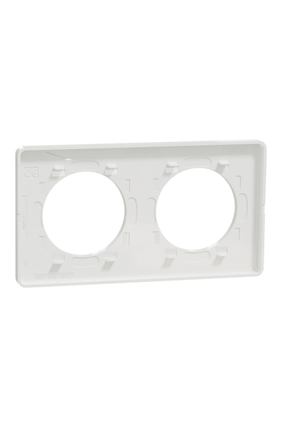 Schneider S520804LOdace Touch Metal Fırçalı Bronz 2li Anahtar Priz Çerçevesi - Thumbnail