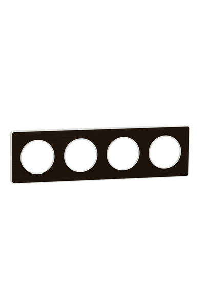 Schneider S520808L Odace Touch Metal Fırçalı Bronz 4lü Anahtar Priz Çerçevesi