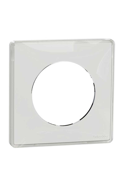 Schneider Electric - Schneider S520902W Odace You Beyaz Tekli Anahtar Priz Çerçevesi