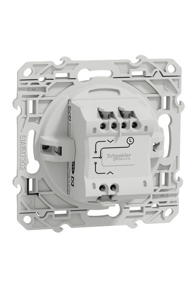 Schneider Electric - Schneider S530208 Odace 6AX Alüminyum Kilitli Jaluzi Kumanda Anahtarı Schneider S530208 Odace 6AX Alüminyum Kilitli Jaluzi Kumanda Anahtarı - Thumbnail