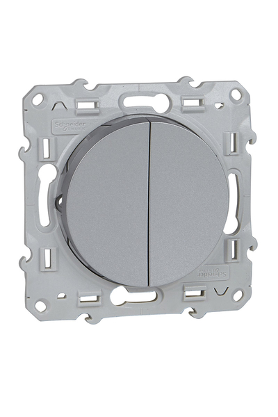 Schneider Electric - Schneider S530211 Odace 10AX Alüminyum Komütatör