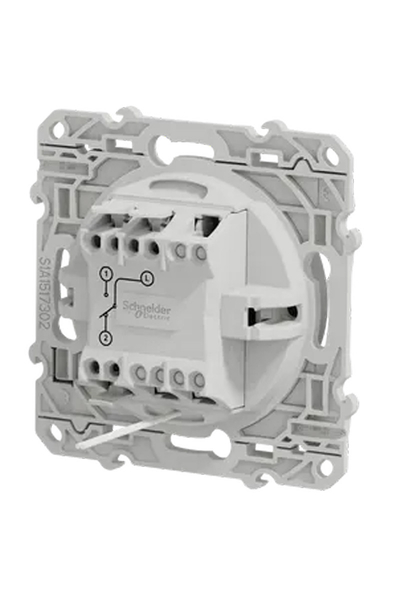 Schneider Electric - Schneider S530263 Odace Alüminyum Işıklı Anahtar/Vavien Schneider S530263 Odace Alüminyum Işıklı Anahtar/Vavien - Thumbnail