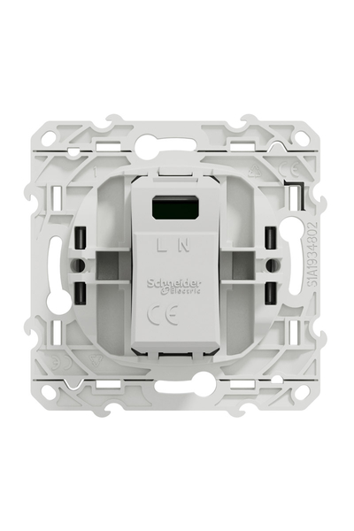 Schneider S530408 Odace Alüminyum Usb Prizi - Thumbnail
