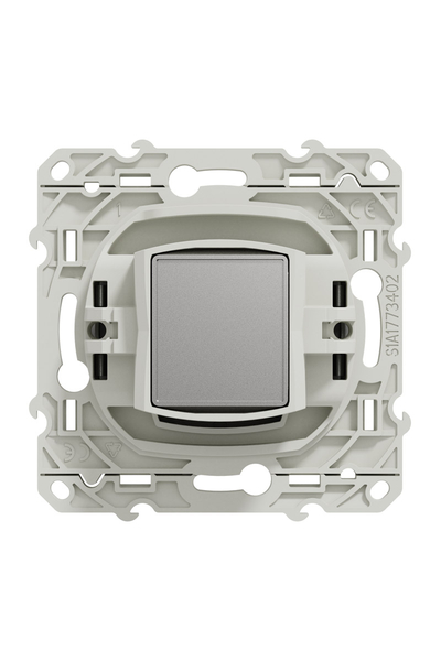 Schneider S530446 Odace Alüminyum Sonlu Sat Prizi - Thumbnail