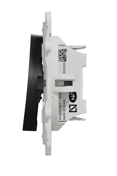 Schneider Electric - Schneider S540205 Odace 10AX Antrasit Permütatör Schneider S540205 Odace 10AX Antrasit Permütatör - Thumbnail