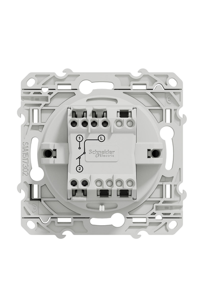Schneider Electric - Schneider S540263 Odace Antrasit Işıklı Anahtar/Vavien Schneider S540263 Odace Antrasit Işıklı Anahtar/Vavien - Thumbnail