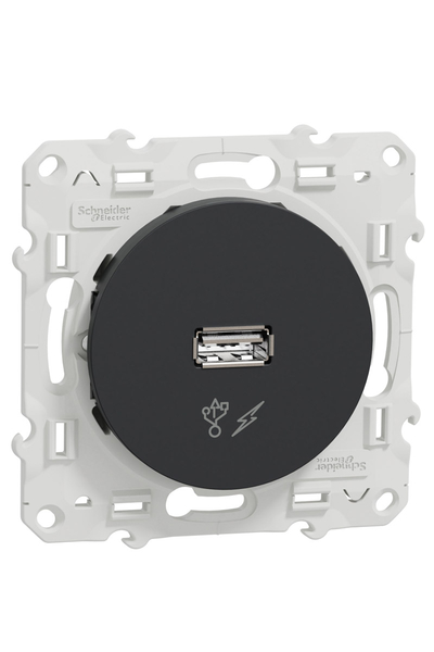 Schneider Electric - Schneider S540408 Odace Antrasit Usb Prizi Schneider Electric - Schneider S540408 Odace Antrasit Usb Prizi