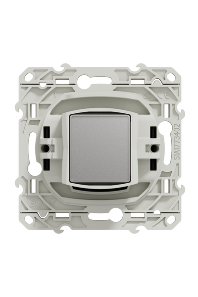 Schneider S540446 Odace Antrasit Sonlu Tekli Sat Prizi - Thumbnail