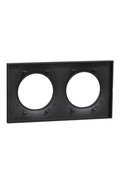 Schneider S540704 Odace Styl Antrasit 2li Anahtar Priz Çerçevesi - Thumbnail