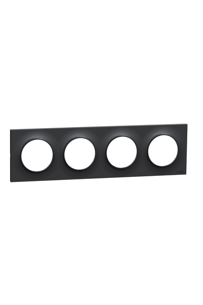 Schneider S540708 Odace Styl Antrasit 4lü Anahtar Priz Çerçevesi