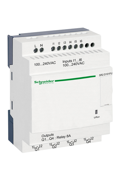 Schneider Electric - Schneider SR2D101FU 240VAC Zelio Logic Kompakt Akıllı Röle