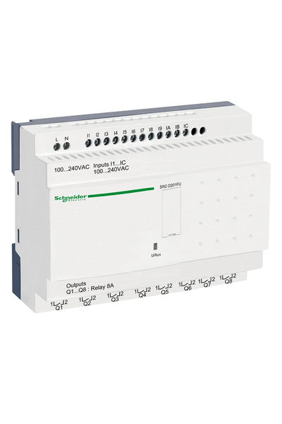 Schneider Electric - Schneider SR2D201FU 100-240VAC Zelio Logic Kompakt Akıllı Röle