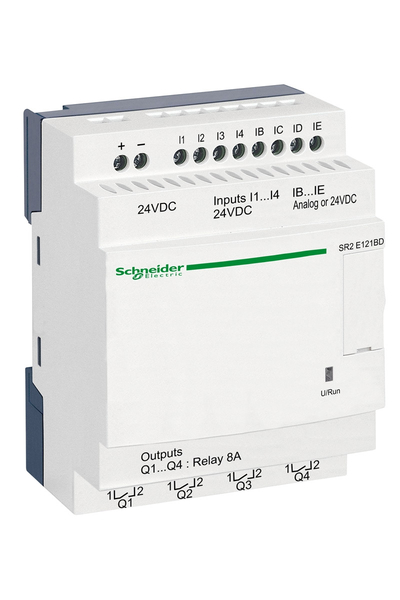 Schneider Electric - Schneider SR2E121BD 24VDC Zelio Logic Kompakt Akıllı Röle