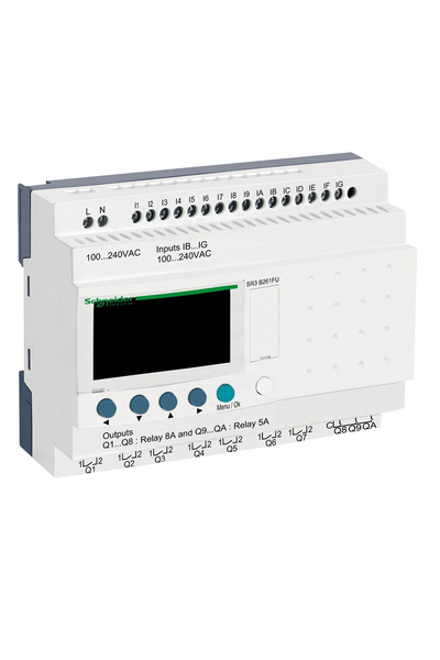 Schneider Electric - Schneider SR3B261FU Zelio 100-240V AC Modüler Akıllı Röle