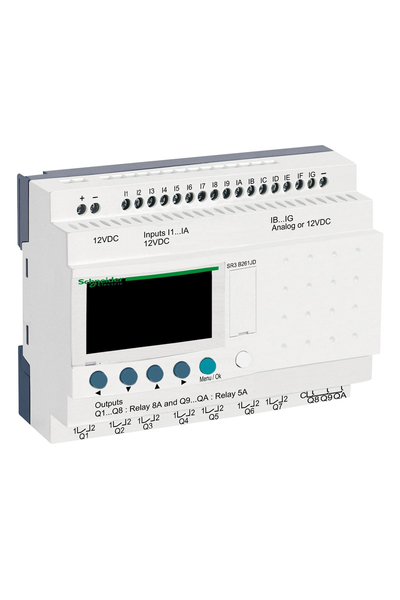 Schneider Electric - Schneider SR3B261JD 12VDC Zelio Logic Modüler Akıllı Röle