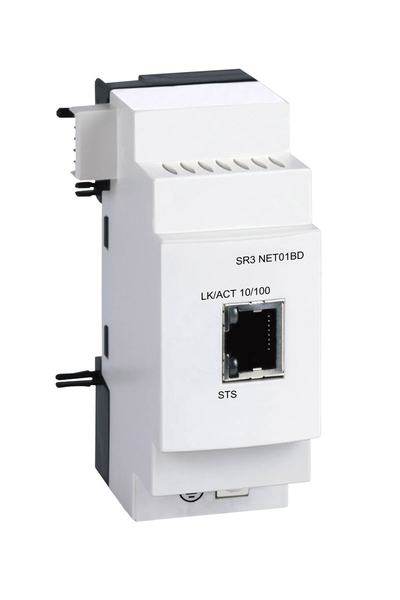 Schneider SR3NET01BD SR3 24V DC Akıllı Röle için Ethernet İletişim Arayüzü - Thumbnail