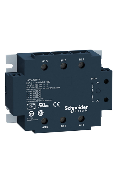 Schneider Electric - Schneider SSP3A250BDRT 4-32V DC 50A 48-530V AC Termik Arayüzlü Dijital Röle