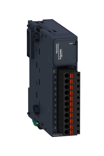 Schneider TM3AQ2G 2 Çıkışlı Yaylı Analog Çıkış Modülü