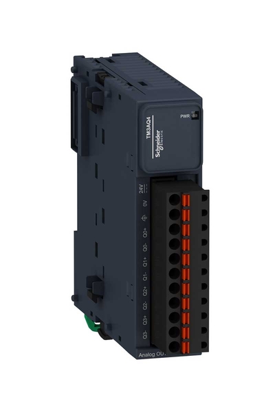 Schneider TM3AQ4G 4 Çıkışlı Yaylı Analog Çıkış Modülü