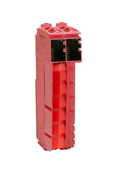 Schneider Electric - Schneider TM5SDM4DTRFS 24V DC 6A 2 Giriş/Çıkış N/A Röle Güvenlik Dijital Giriş Çıkış Modülü