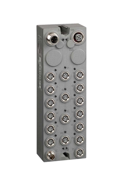 Schneider TM7BDM16B TM7 24V DC 0.5A IP67 16Dı/Do M8 Konnektörlü Genişletme Bloğu