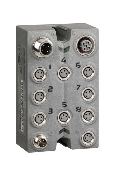 Schneider Electric - Schneider TM7BDM8B TM7 24V DC IP67 8Dı/Do M8 Konnektörlü Genişletme Bloğu
